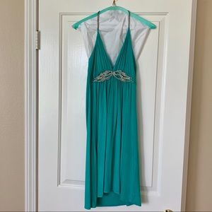 Sky Teal mini dress sz S